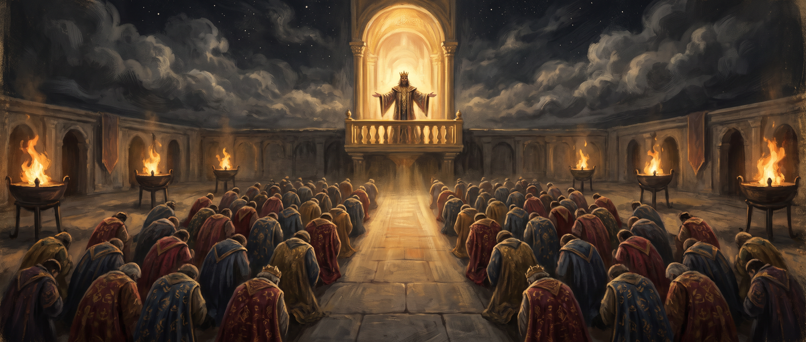 Aeralon at Night — the kneeling kingdom