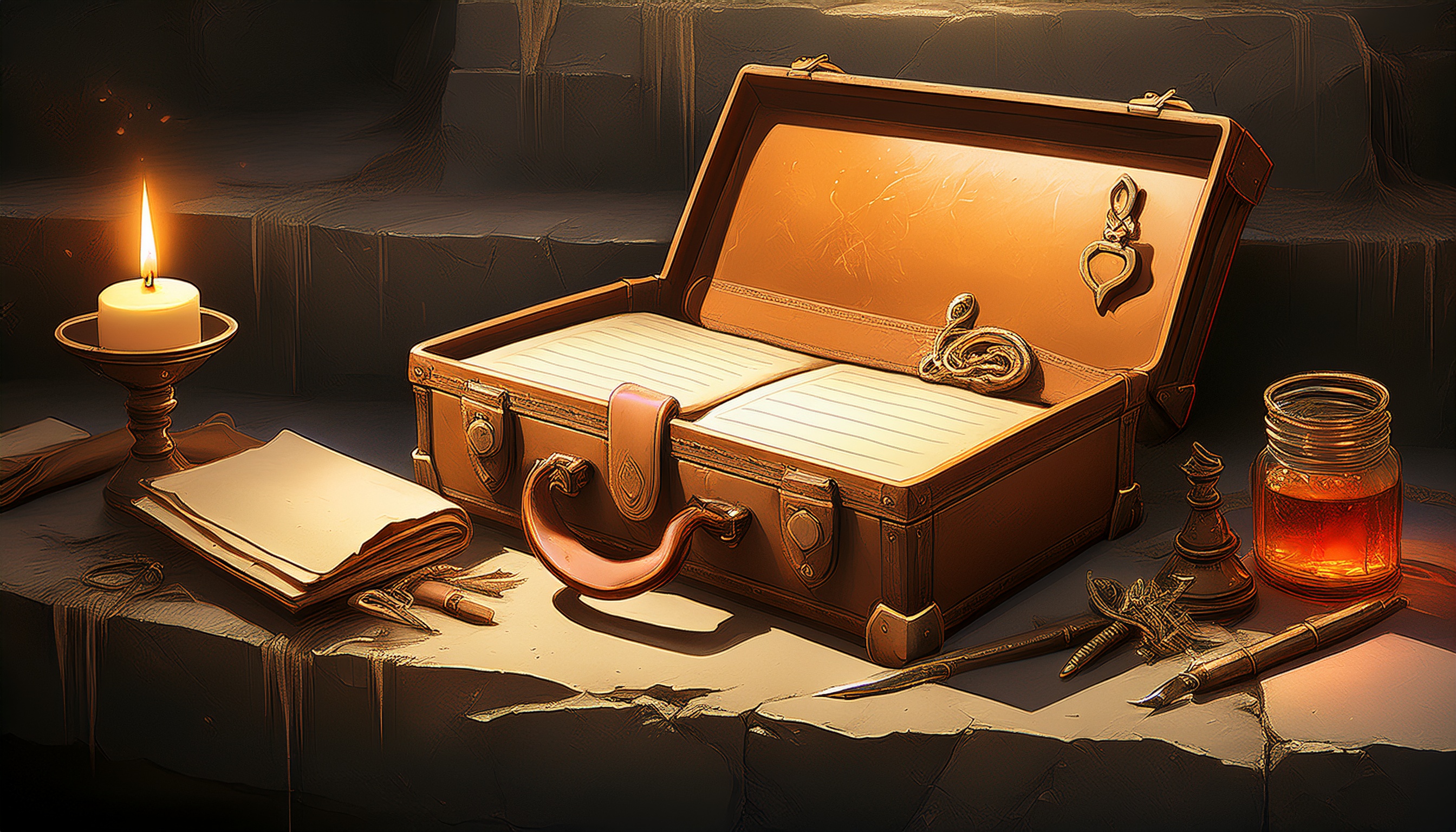 Lira's satchel — the weight of stories